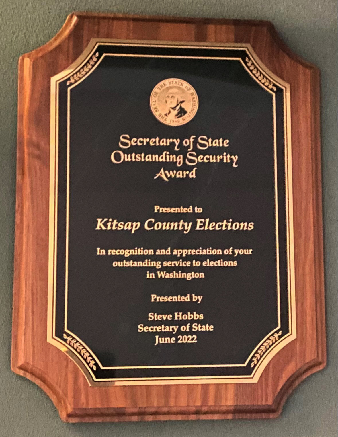 Elections Security Award